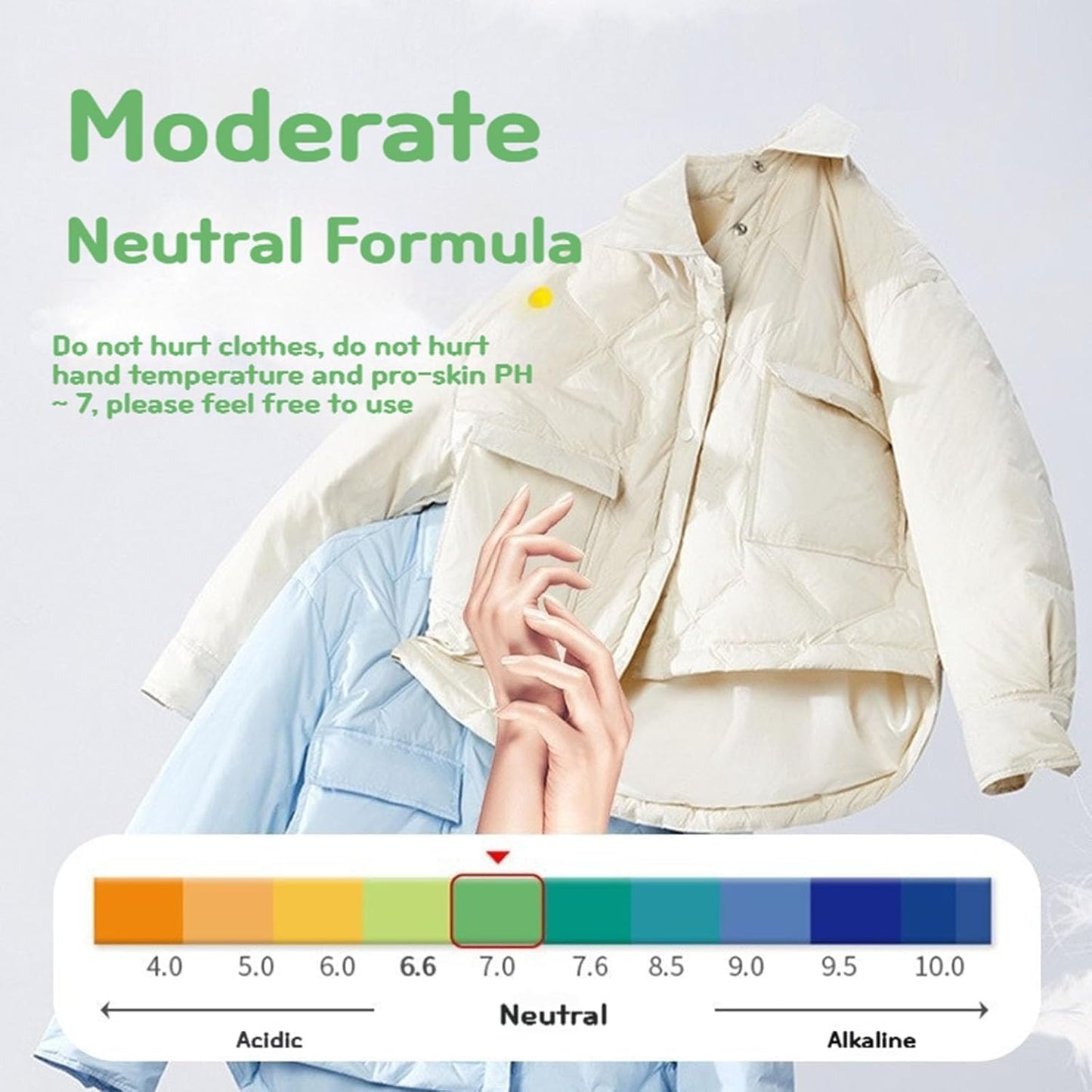 Down Jacket Dry Cleaning Agent with Brush