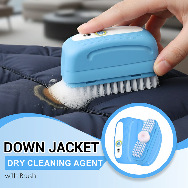 Down Jacket Dry Cleaning Agent with Brush