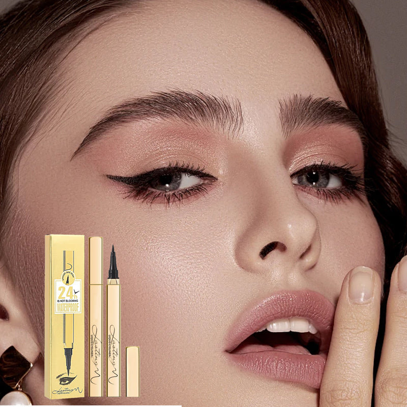 Ultra-Fine Black Liquid Eyeliner Pen | No Smudge | Waterproof